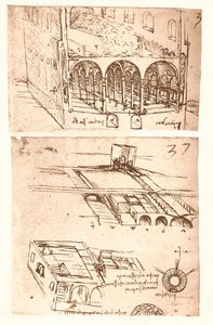 Deux dessins architecturaux