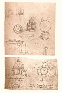 Deux dessins architecturaux, vers 1472-1519, 1883