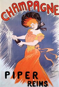 Affiche publicitaire pour le Champagne Piper, 20e siècle - Leonetto Cappiello