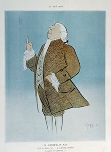 Comédien Constant Poppy Groin (1841-1909) dans le rôle de Saint Phar dans 