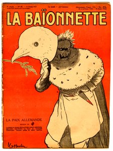 Couverture de La Baionnette, Satirique en couleurs - Leonetto Cappiello