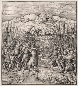 La bataille contre la compagnie bleue - Leonhard Beck