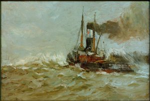 Remorqueur en haute mer (Seeadler Hamburg)