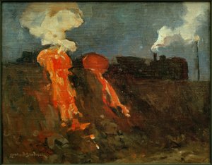 Leonhard Sandrock, Coulée de scories