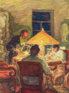 Léon Tolstoï avec sa famille, par Léonid Pasternak (1862-1945)