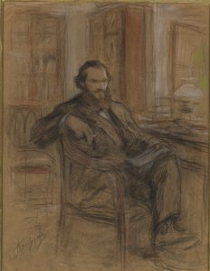 Léon Tolstoï pendant le travail sur le roman Guerre et Paix, 1893-1903 - Leonid Osipovich Pasternak