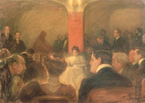 Concert de la claveciniste Wanda Alexandra Landowska (1879-1959) - Leonid Osipovic Pasternak