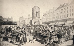 Le Marché des Innocents, 1915 - Leopold Flameng