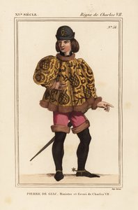 Pierre de Giac, chambellan du roi Charles VII de 1377 à 1426. Exécuté par noyade à Dun-Le-Roi