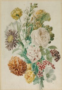 Bouquet de fleurs avec rose et dahlia