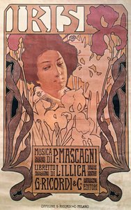 "Iris" par Pietro Mascagni - Leopoldo Metlicovitz