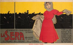 La Sera. Le journal le moins cher de Milan, 1892