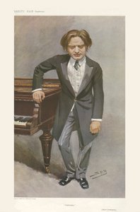 Mark Hambourg - portrait debout