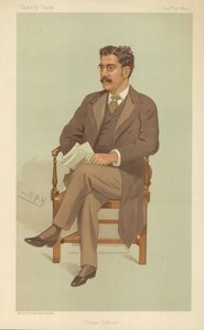 M. Clement King Shorter, Trois Rédacteurs, 10 décembre 1894, caricature de Vanity Fair