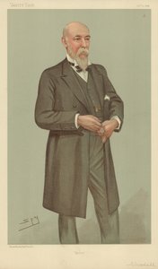 M. William Woodall, Hanley, 15 octobre 1896, caricature de Vanity Fair - Leslie Matthew Ward