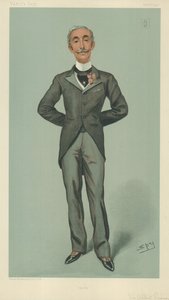 Sir Albert Edward Sassoon, Hyde, 1er février 1900, caricature de Vanity Fair