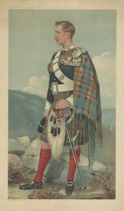 Le marquis de Tullibardine (lithographie en couleur) - Leslie Matthew Ward