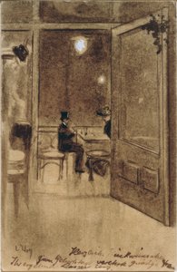 Salle du Café Bauer - Lesser Ury