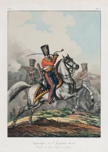 Carabinier du régiment de hussards, années 1830 - Lev Alexandrovich Belousov