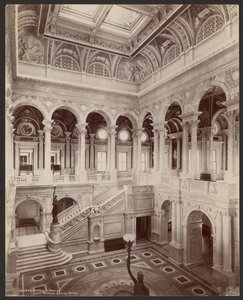 Bibliothèque du Congrès : Grand Stair Hall - Levin C. Hardy