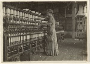 Dans une usine textile à l