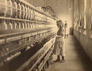 Sadie Pfeiffer, fileuse à Cotton Mill