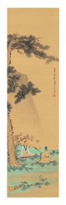 Deux musiciens, 1758 - Li Wenyuan