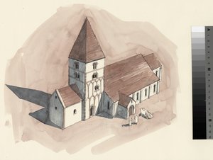 Dessin de reconstitution de l