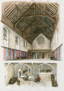 Reconstruction du palais de Winchester à l