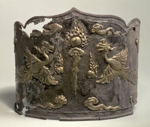 Couronne impériale en argent et dorure partielle, dynastie Liao, 10ème-11ème siècle