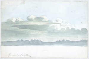 Étude de nuages par Luke Howard, vers 1808-1811