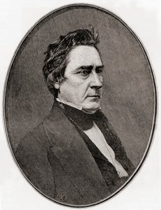 David Rice Atchison, du Century Magazine, publié en 1887 (gravure)