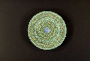 Assiette décorée, Iran