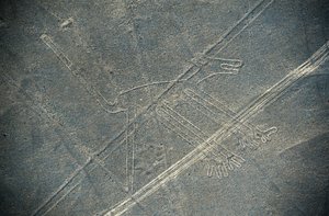 Chien, lignes de Nazca, Nazca, Pérou, Civilisation Nazca (photo)
