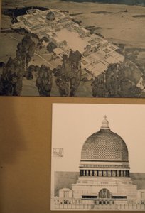 Esquisse pour le palais papal en Terre Sainte
