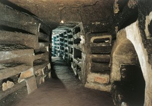 Galerie avec tombes de loculus - Unbekannt Unbekannt