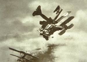 Collision en vol entre un avion allemand et un avion britannique - Unbekannt Unbekannt
