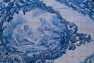 Carreaux émaillés du Palais des Comtes d