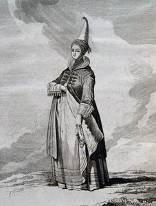 Femme islandaise, gravure d
