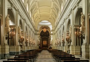 Italie, Région de Sicile, Palerme, cathédrale, intérieur, nef - Unbekannt Unbekannt