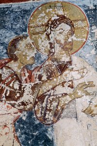 Jésus, fresque dans l