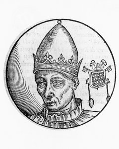 Portrait de Célestin II (Guido Guelfuccio de Castello, mort en 1144)