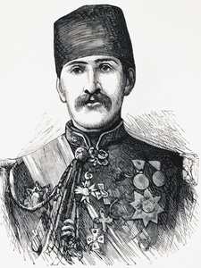 Portrait de Reuff Pacha, ministre de la guerre de l