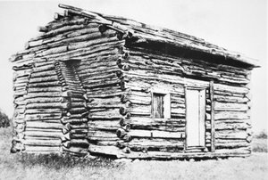 La cabane en rondins où est né Abraham Lincoln