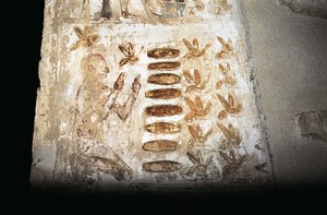Peinture murale représentant une scène d