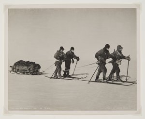 Le groupe polaire en route - Lieutenant Henry Robertson Bowers