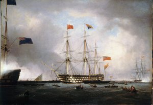 La visite de la Reine Victoria 1ère du Royaume-Uni (1819-1901) au HMS 