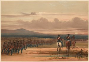 La Marche à travers le désert marécageux - Lieutenant Thomas (after) Wingate