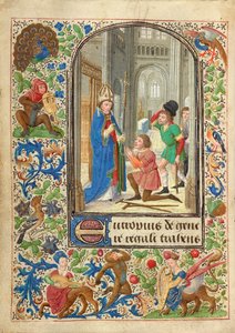 Saint Eutrope guérissant une personne