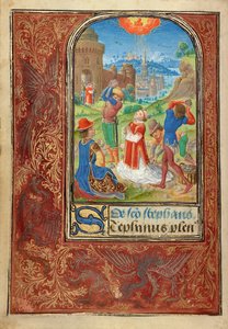 La lapidation de saint Étienne